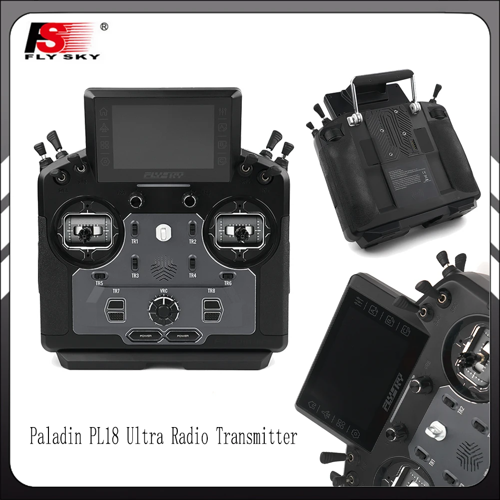 

Flysky Paladin PL18 2.4G 18CH Ultra Radio Remote Control Transmitter with SR8 Receiver For RC Airplane Car Boat Robot FPV Drone
