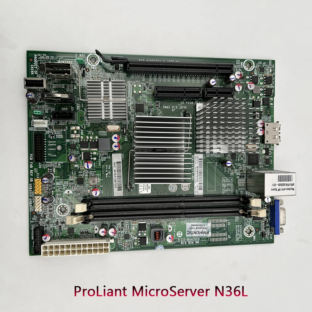 Original Desktop Motherboard For HP ProLiant MicroServer N36L 1.3GHz 620826-001 613775-001 Fully Tested