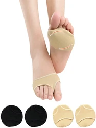 Forefoot Gel Pads Silicone Insoles for Shoes Metatarsal Pad Foot Breathable Shock Absorption Women Feet Pain Relief Shoe Cushion