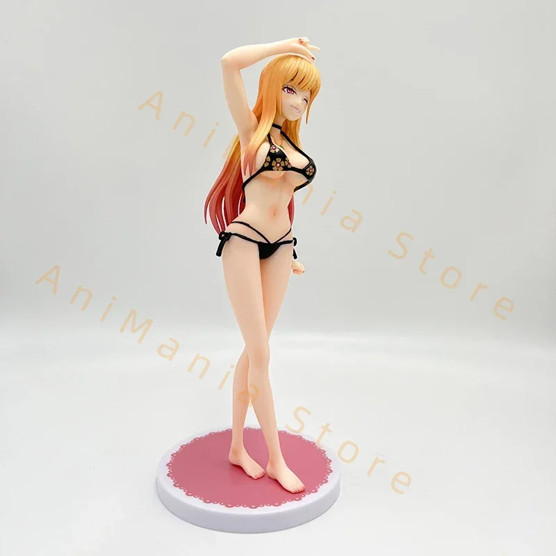 23 cm My Dress-Up Darling Marin Kitagawa Figura anime sexy Marin Kitagawa Bikini Action Figure Giocattoli per bambole modello da collezione per adulti