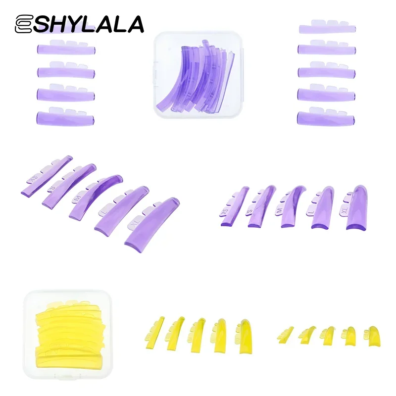 5 Pairs/box Self-adhesive Silicone Eyelash Perm Rod Lash Lifting Lamination Pad 3D Lashes Extension Curler Accessories Tools