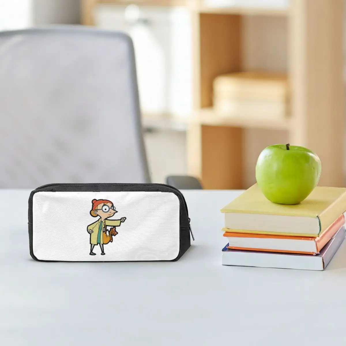 

Mr. Bean Cartoon Pencil Cases for Students School Pen Box Pencil Bag Large Capacity Pencil Pouch Storage Stationery Supplies