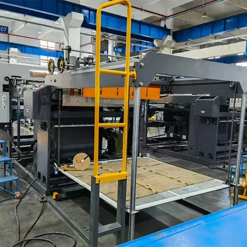 Corrugated Cardboard paper processing machine paper cutter machine , Automatic Rotary Blade Sheeting Machine