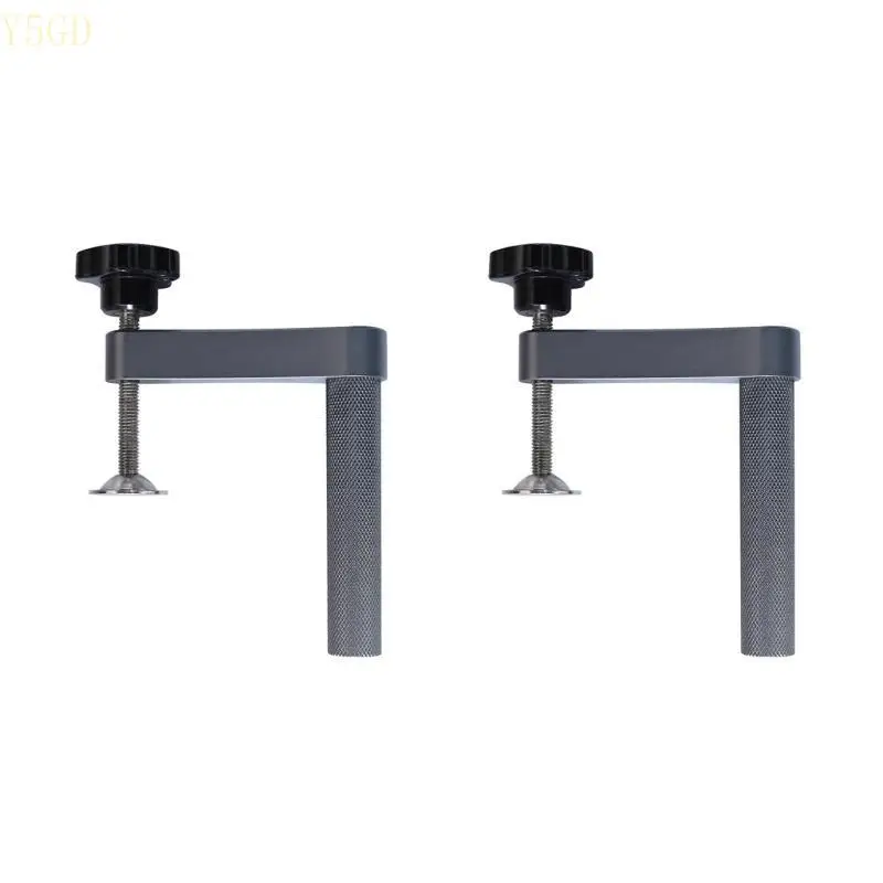 

Y5GD 2Pcs Dog Clamps for 20mm/19mm Hole DIY Positioning Woodworking Adjustable Desktop Clips Benches Carpenter Tool