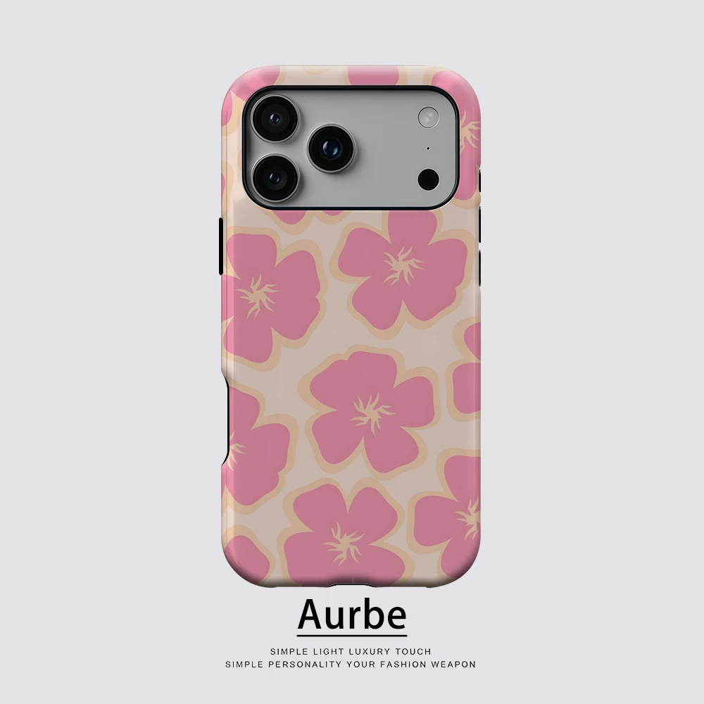 

Blush Blooms Phone Case for Magnetic Phone Case for IPhone 17 16 15 14 13 Pro Max Plus Single Double-layer Tough Case