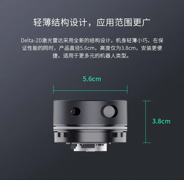 3irobotix Delta-2D Mini Lidar module SLAM Ranging navigation obstacle avoidance sensor LiDAR scanner