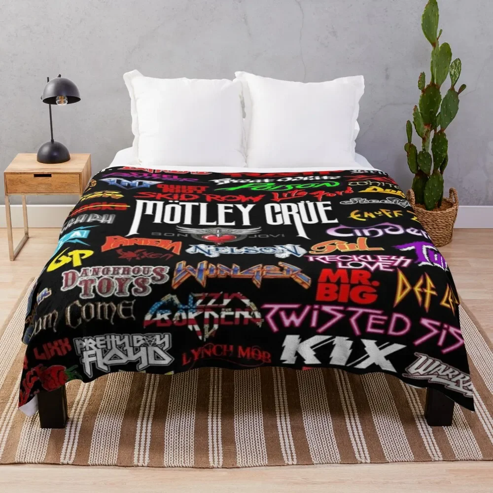 

Great Bands #2 Throw Blanket Hairys Stuffeds cosplay anime Summer Beddings Blankets