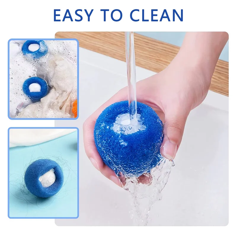 Pet Hair Remover Reusable Ball Laundry Washing Machine Filter Wool Sticker Cat Hair Remover Pet Fur Lint Catcher Home