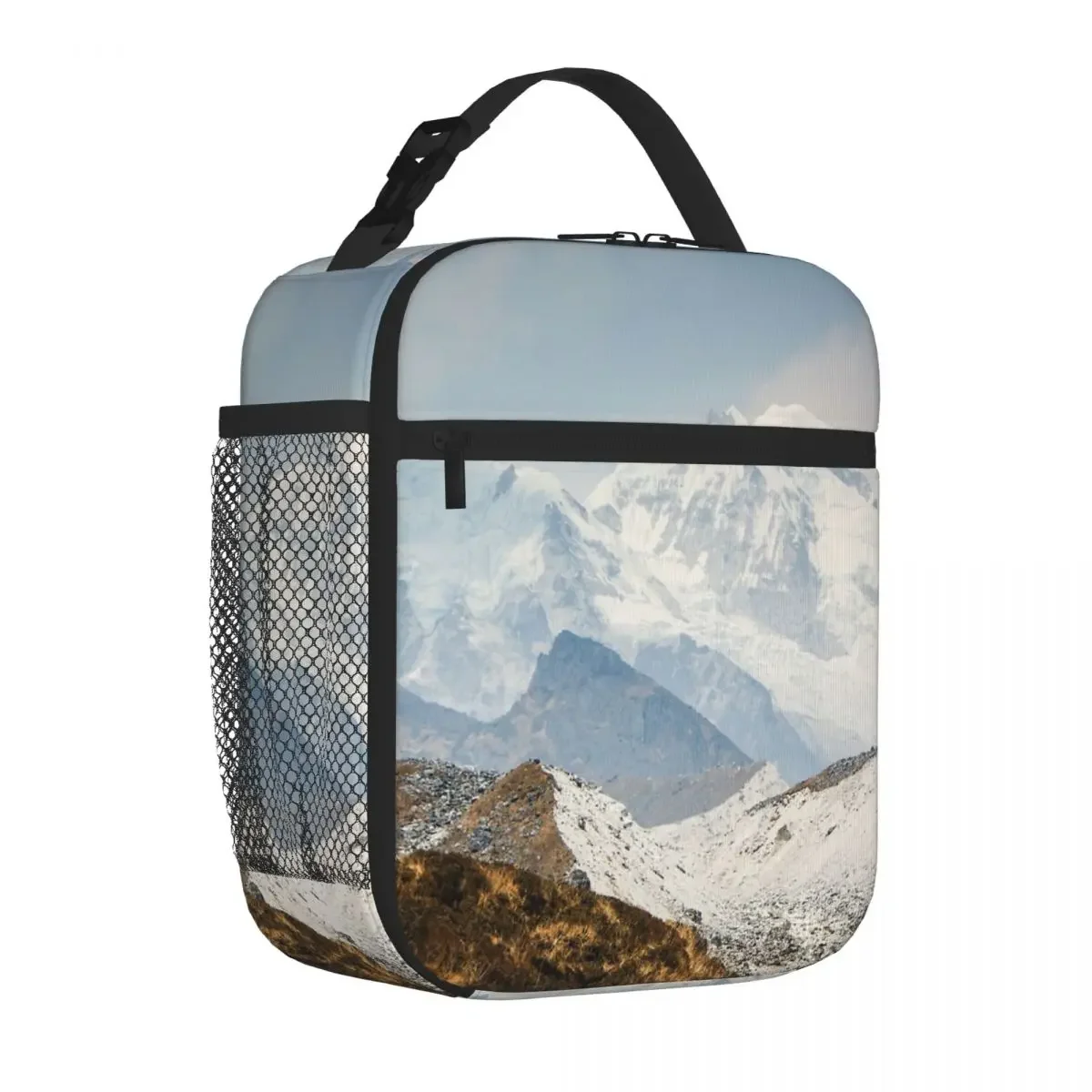 Looking At The Himalayas Lunch Tote Lunch Bags Lunch Box Kids Lunch Bag For Kids