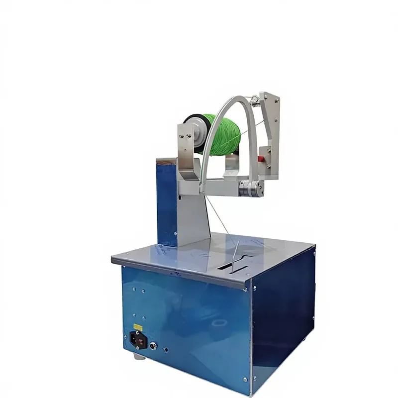 Electric Flower Bundle Tying Machine for Food Carton Vegetable Parsley Strapper Leek Wrapping Composite Strap Bundling