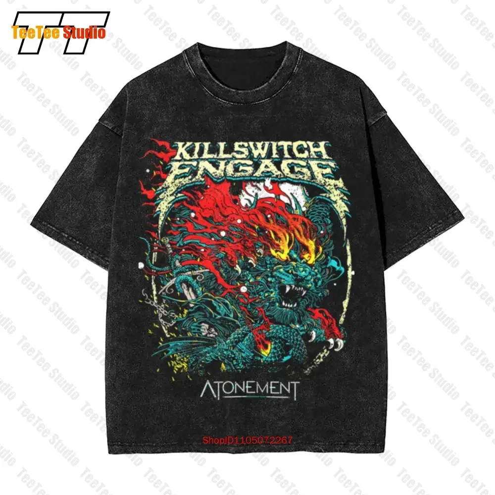 New Dtg Vintage Oversized T-Shirt Killswitsh Engage Atonement Size 4ZPX