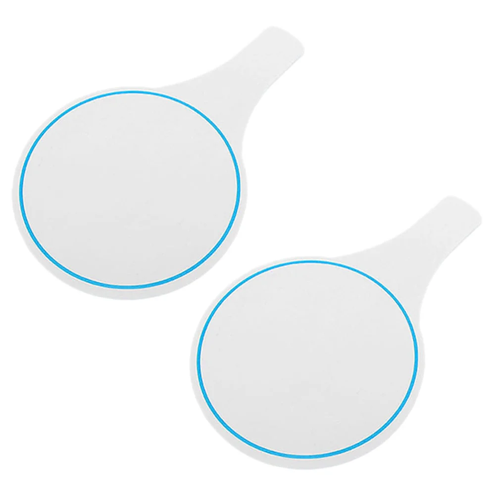 2 Pcs Score Board Poster White for Kids Marker Erase Sticker Face down Student