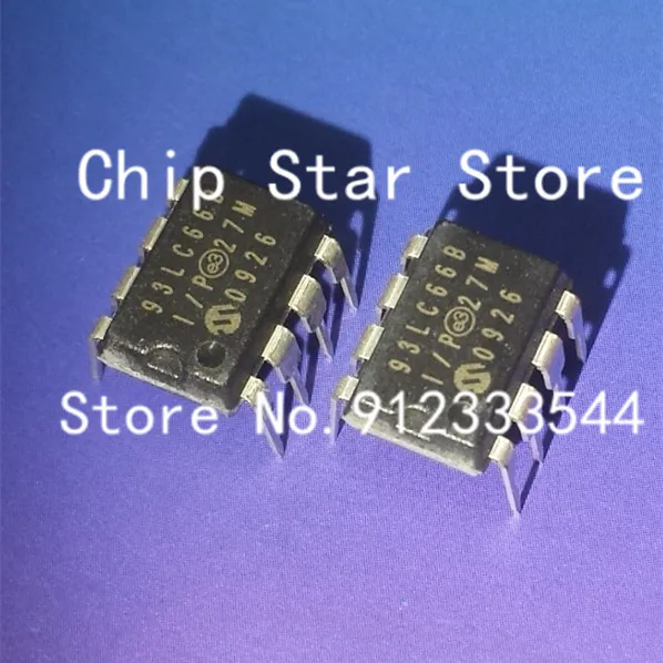 5-50pcs  93LC66B-I/P 93LC66B DIP8 EEPROM Microwire 4 Kbit 256 x 16bit Serial Microwire 100%New And Original