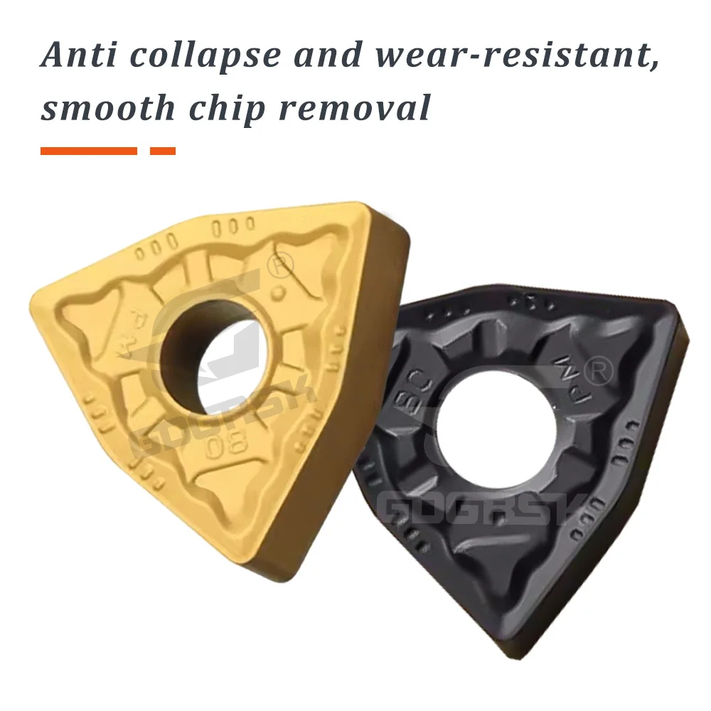 WNMG080404 PM DBC251 WNMG080408 PM WNMG080412 PM DBC251 DBC252 Tornio CNC Utensili per tornitura Inserto in metallo duro WNMG Utensile per tornitura esterna