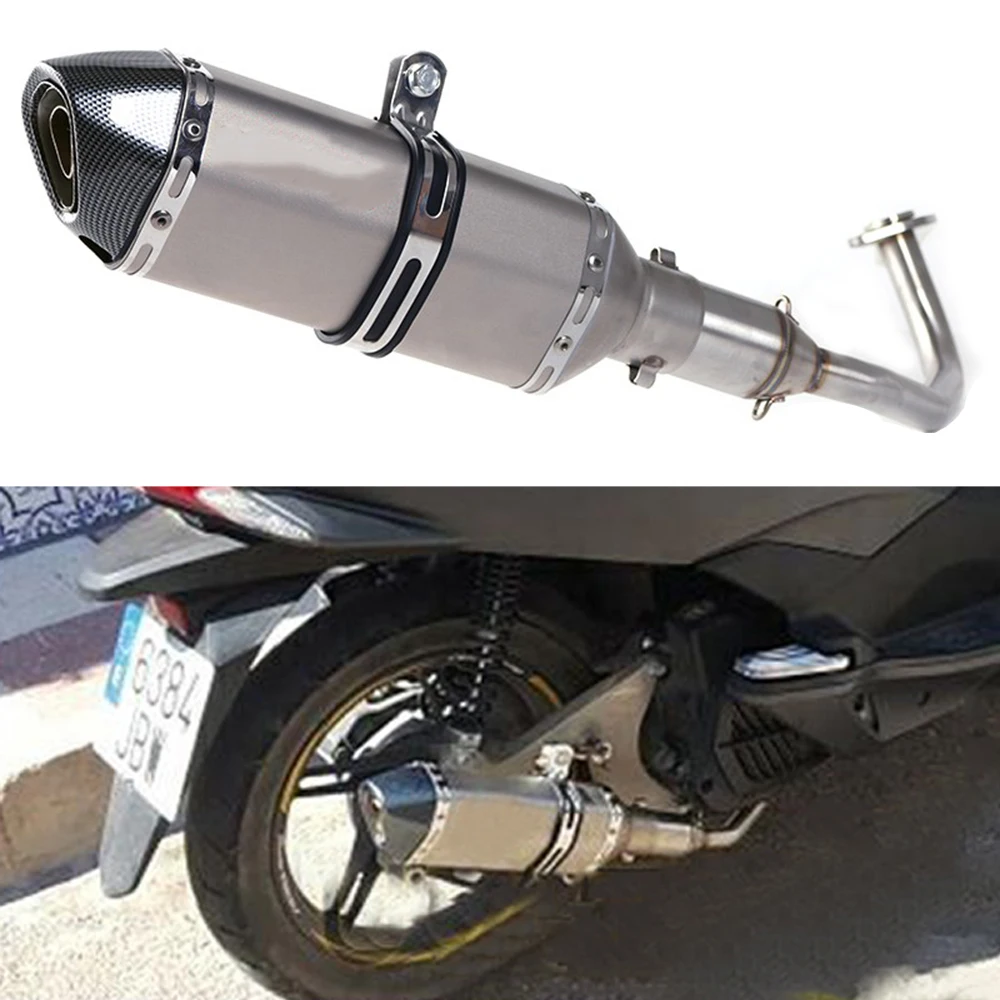 

Выхлопная труба для мотоцикла, скутера, глушитель, полная система, средняя труба для HONDA PCX 125 150 Pcx 125 Pcx 150