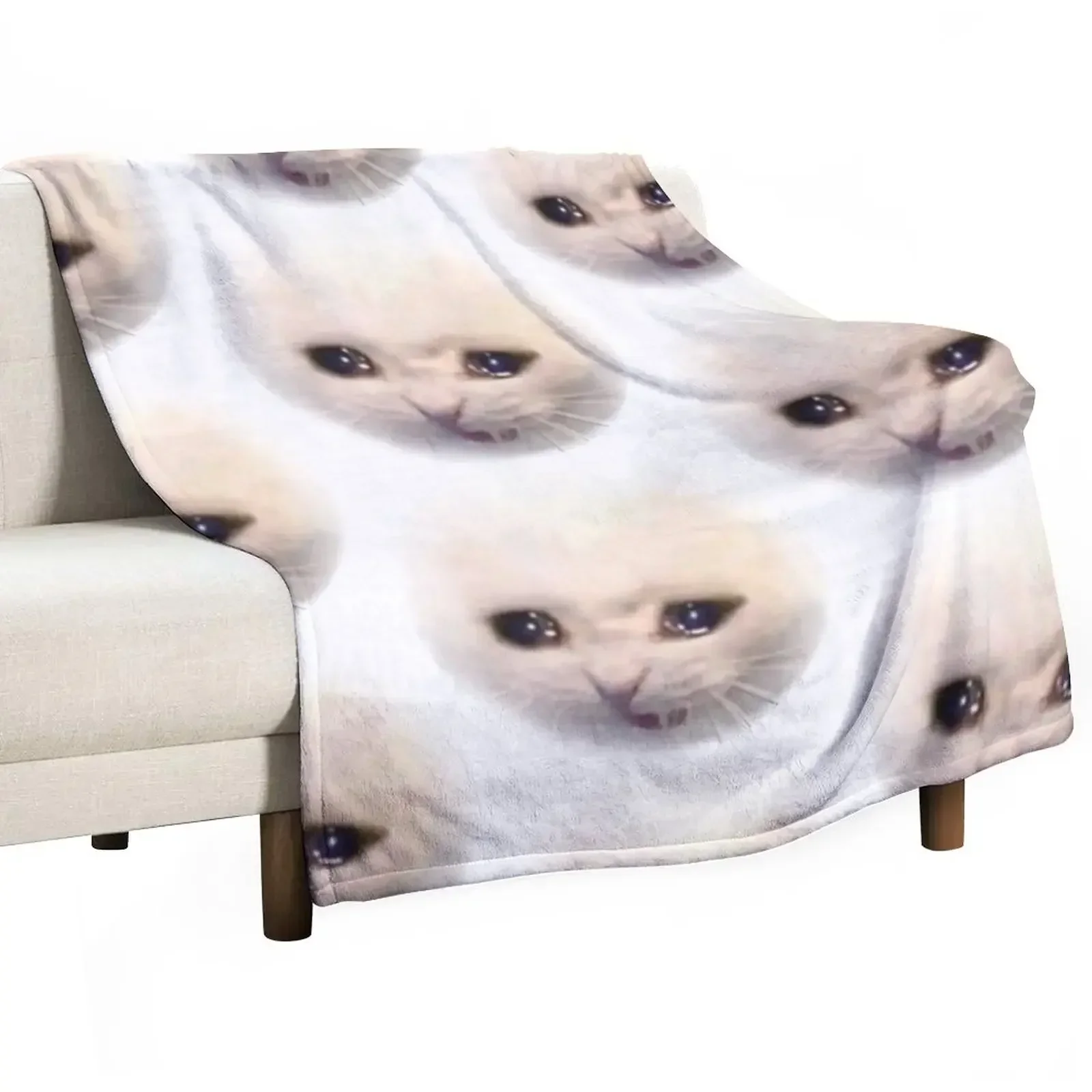 

New sad cat Throw Blanket Luxury Blankets For Baby Blankets