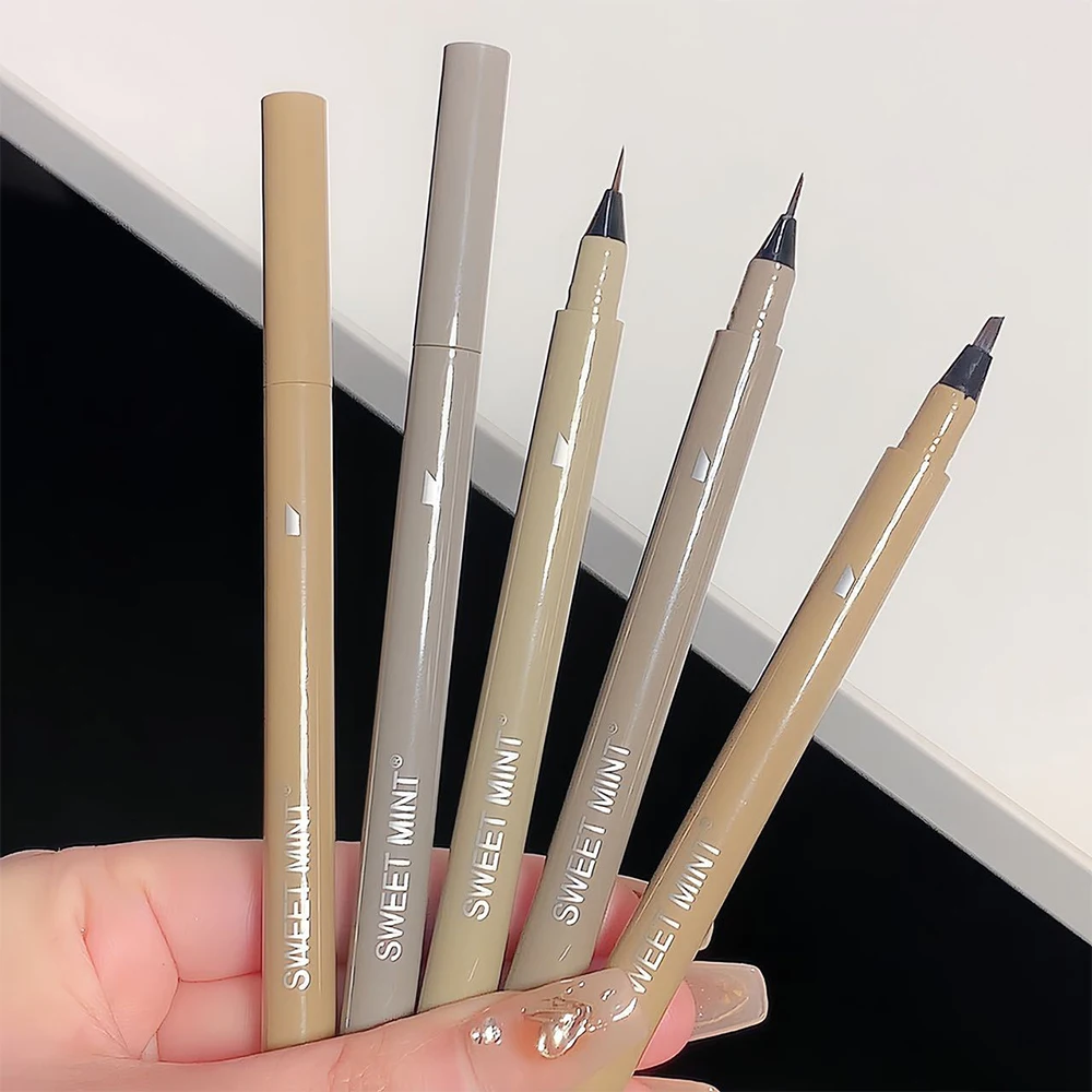 Water Liquid Eyebrow Pencil Waterproof Long Lasting Tint EyeBrow Pen Sweat-proof Matte No Blooming Eyeliner Eyes Makeup Cosmetic