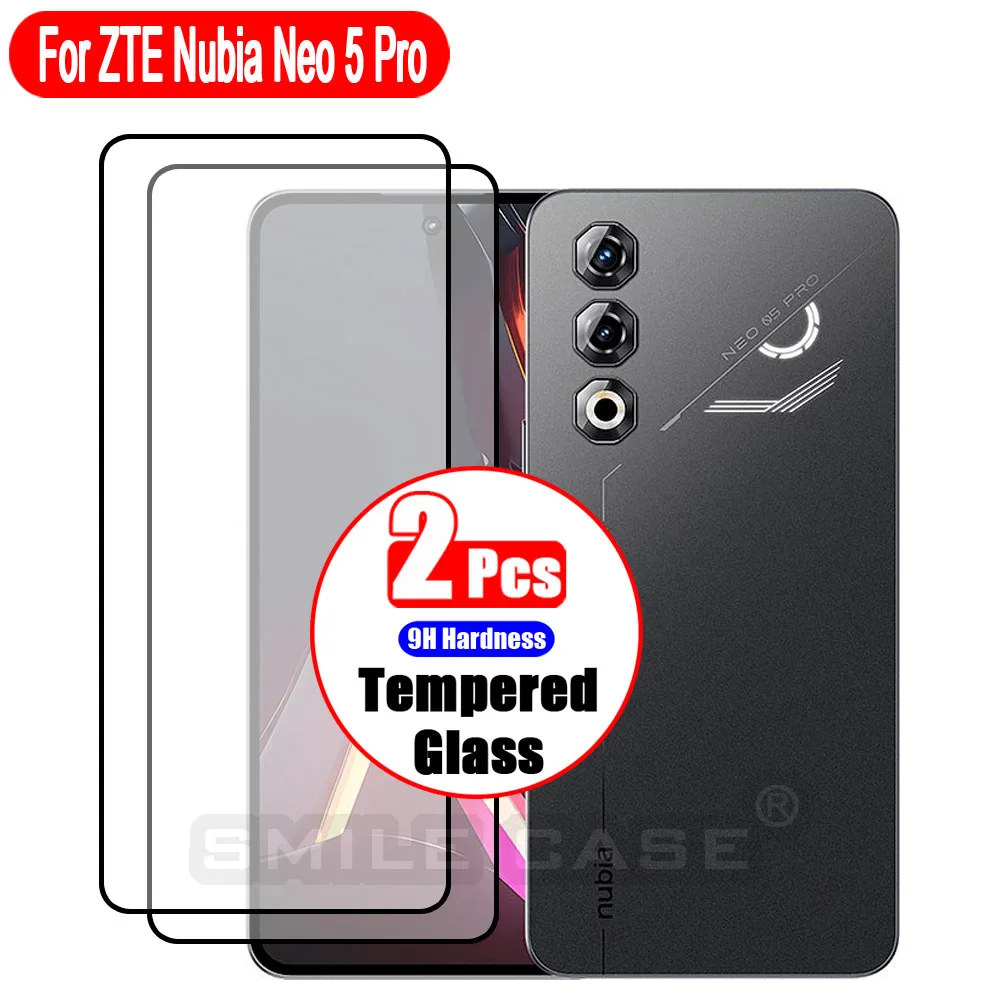 Phone screen protector 2-pcs set for ZTE Nubia Neo 5 GT / Nubia Neo 5 Pro, high-definition/scratch resistant/wear-resistant