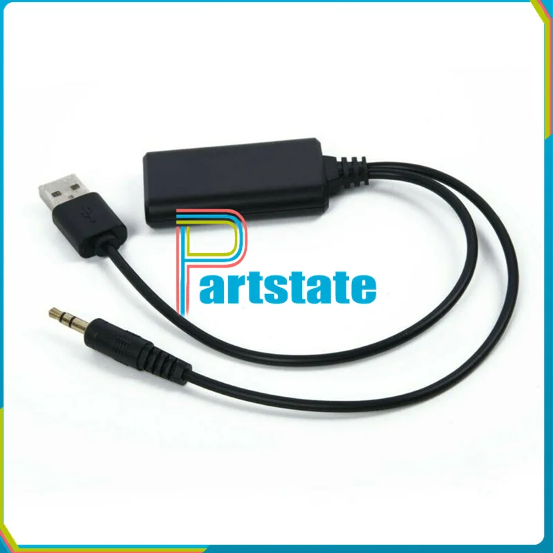 LH371 12V Car Autos Bluetooth Radio AUX Cable Adapter Fits For BMW E90 E91 E92 E93