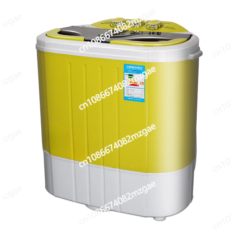 Semi Automatic Washing Machine Dehydration Stainless Steel Bucket Underwear Washing Machine Mini Small