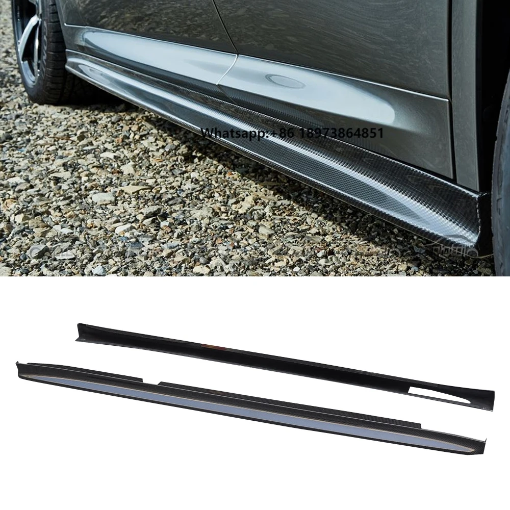 

Carbon Fiber Side Skirts Extension Lip Apron for Car