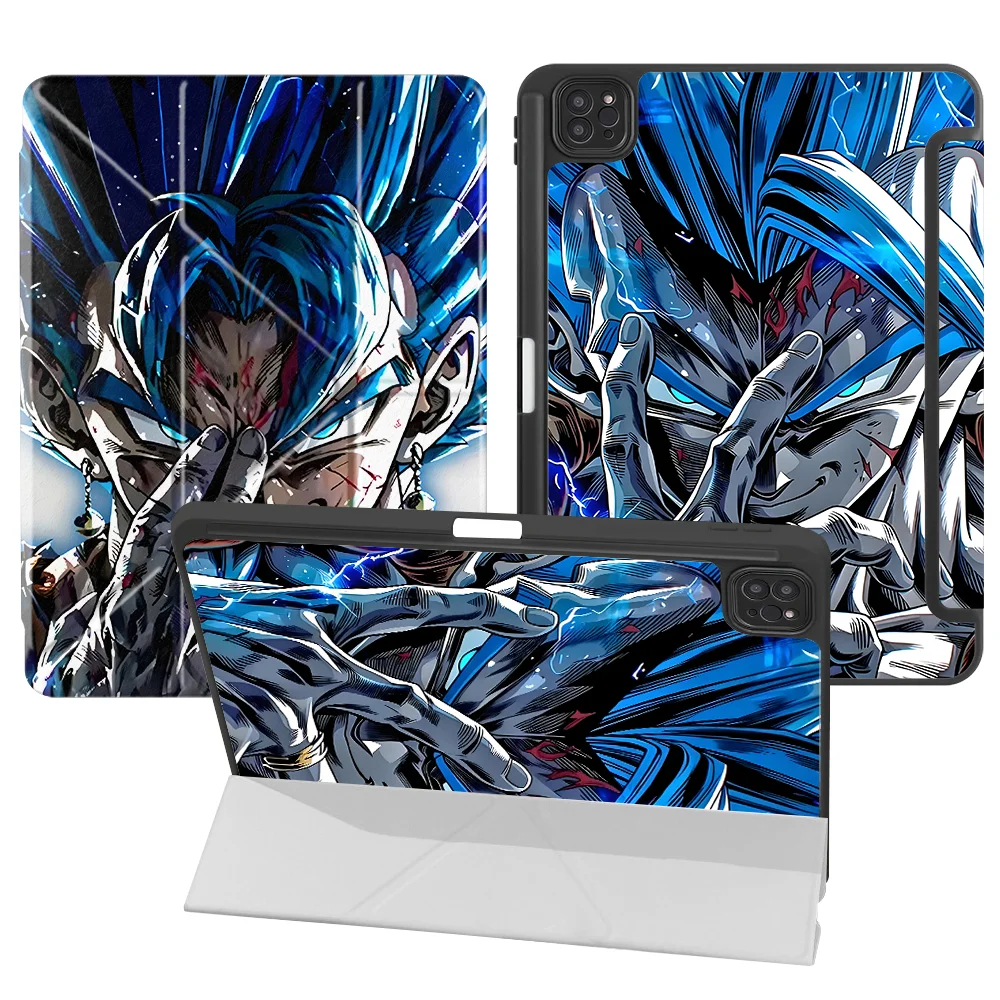 Anime Dragons B-Balls Tablet Case For iPad 12th Air 8 M2 M3 3 Mini 7 6 5 9th Pro M4 13 2025 2026 11th 10th Gen With Pen Slot