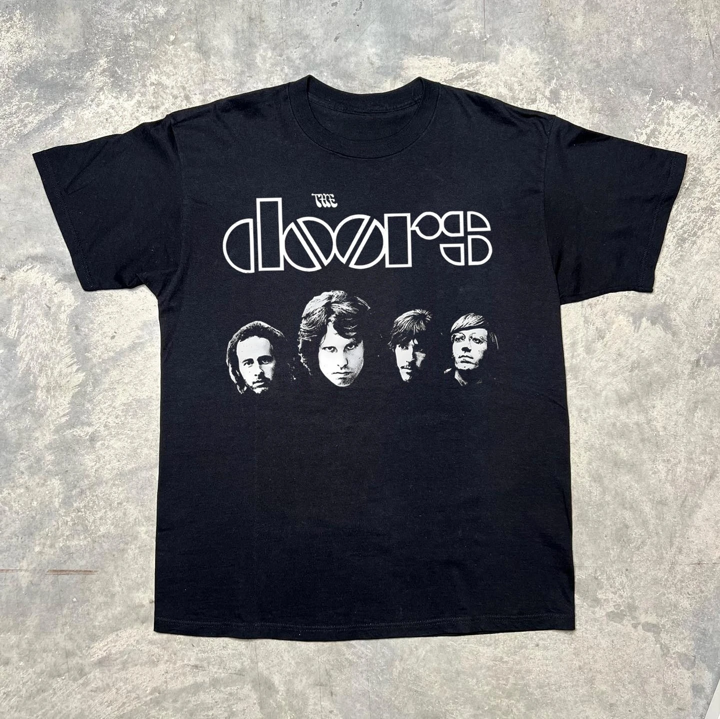 

Футболка The Doors Live in Boston 1970, мужская и женская трендовая брендовая футболка с короткими рукавами, летние топы, уличная мужская одежда