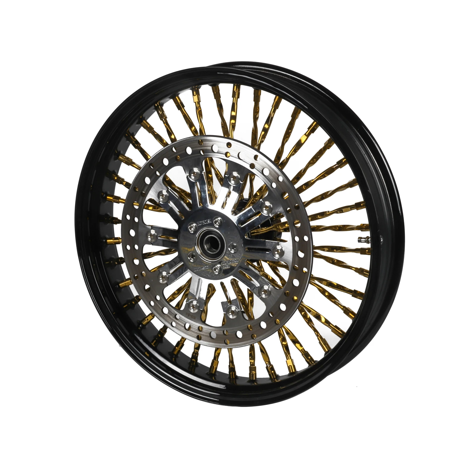 Customizablewheel Sizes.For Motorcycle Alloy Rim Chrome Rims 16-21inch California Spoke Style Front Rear Durable Construction Ne