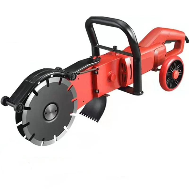 Grooving Machine Industrial Concrete Marble Brick Wall Slot Cutter 220V 7200W Electric Wall Chaser Concrete Wall Slotting