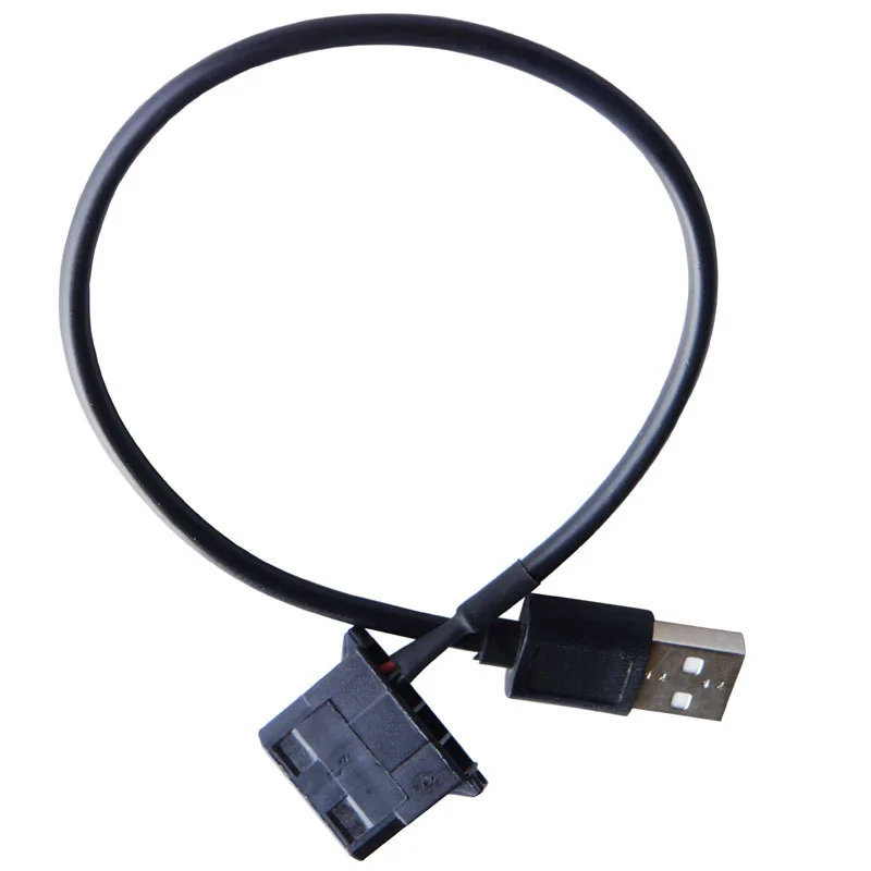 30CM IDE 4Pin Female to 5V 12V USB Male USB Adapter Cable USB to 4 Pin PWM Molex Fan Power   Cable Computer Case Adapter Cord