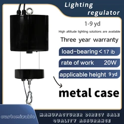 Industrial and mining lamp lifter intelligent remote control LED lamp lifting device shopping mall gymnasium factory lighting