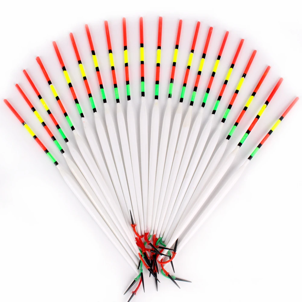 5 Pcs/set Plastic  Fishing  Floats Simple Fish Floats Reservoir Wind Floats Fishing Supplies Dropship