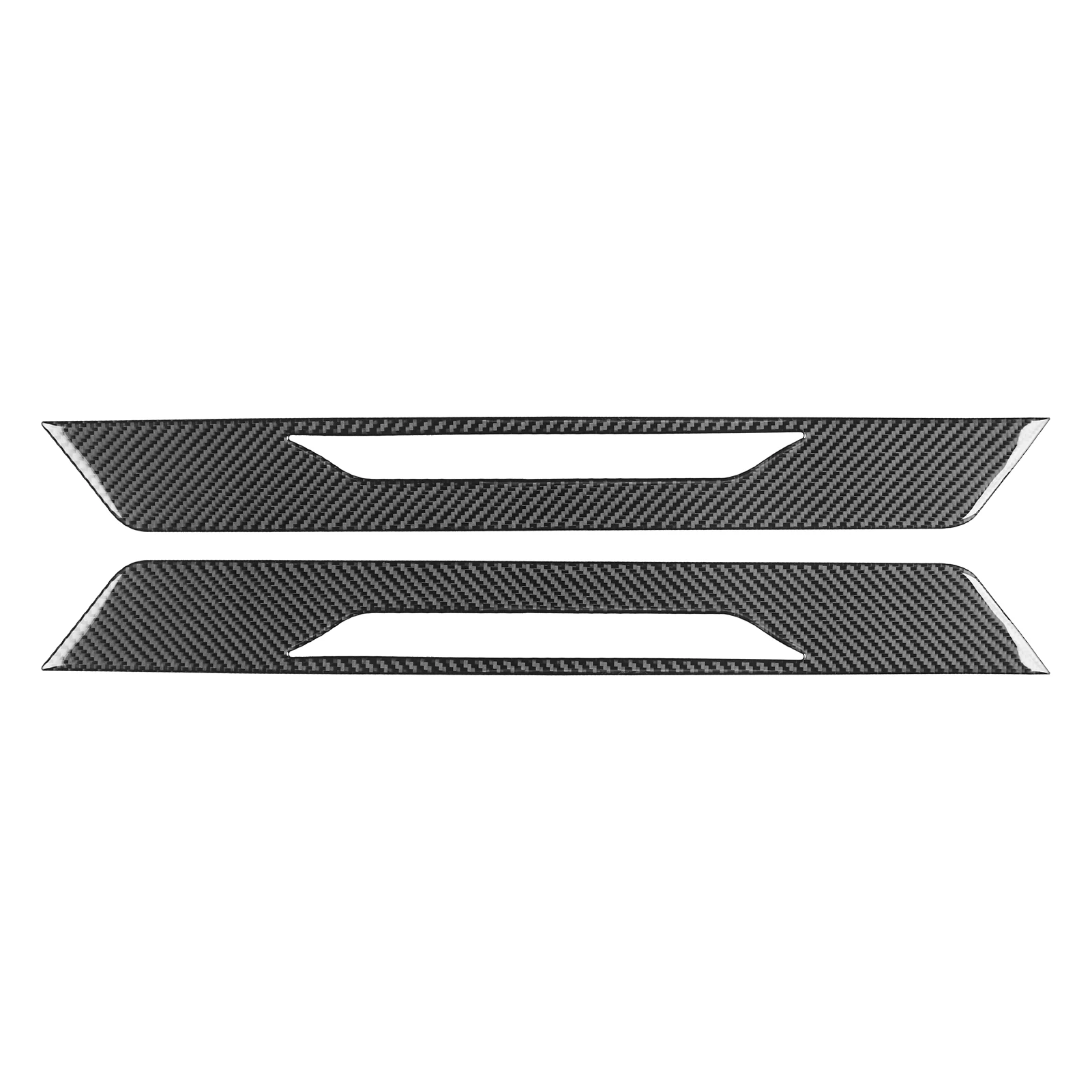 For Chevrolet Corvette C8 2020-2024 Modified Carbon Fiber Car Door Threshold Trim Accessories Interior Trim Stickers