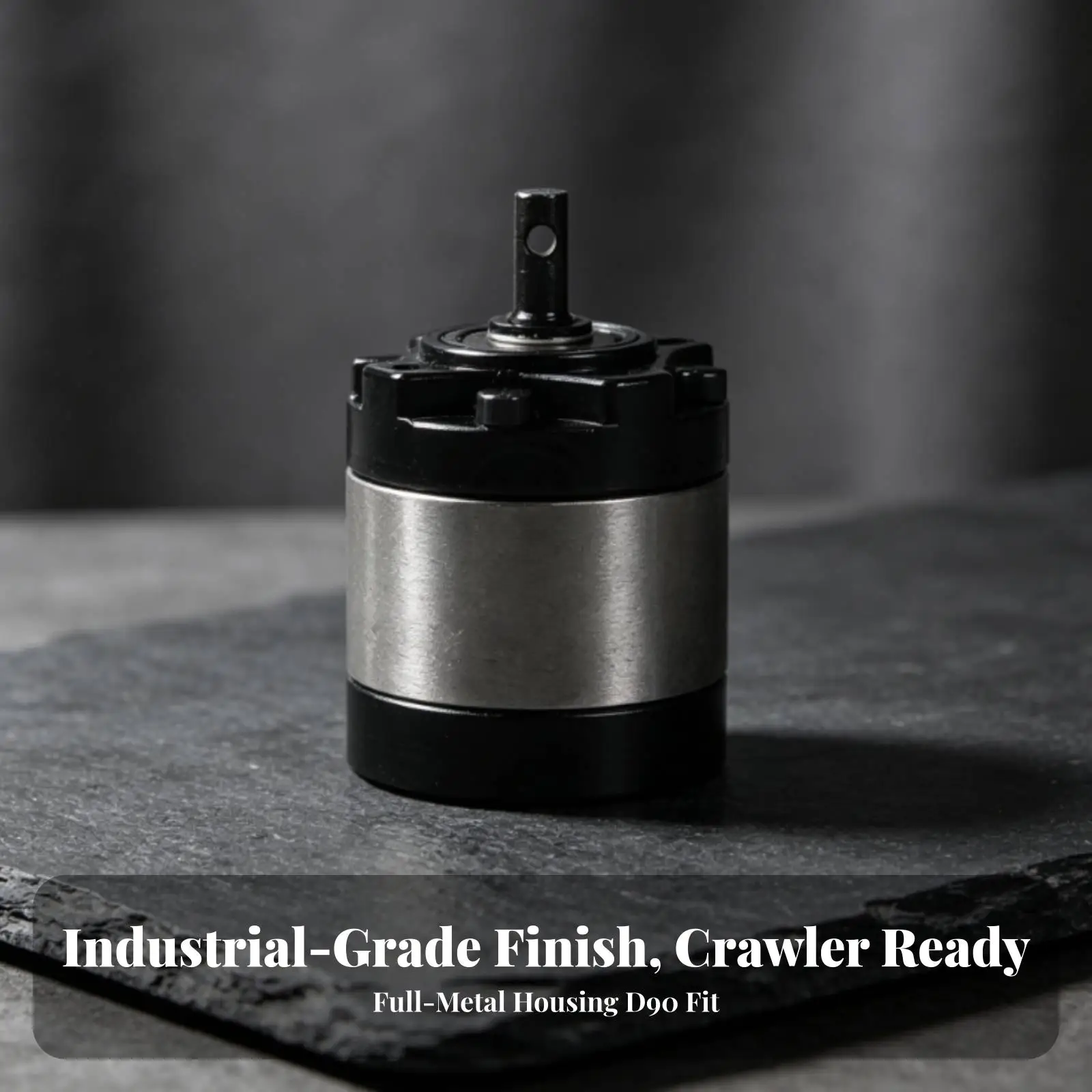 Compact Metal Gearbox Motor Unit | Mini, Cylindrical Gear Motor, for Scale Model Vehicle