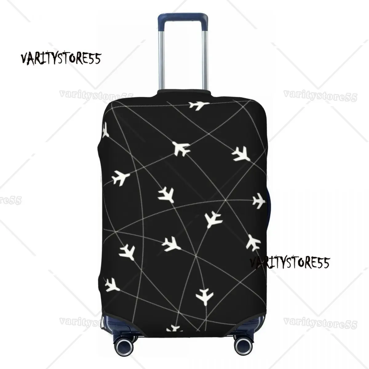 Custom Air Traffic Controllers Luggage Cover Fashion Fighter Pilot Aircraft Suitcase Protector Covers Suit For 18-32 inch