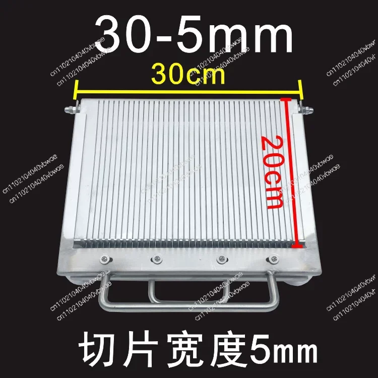 Rebanador manual, polvo frío, tofu congelado, embutidos para el almuerzo, salchicha de sangre de pato