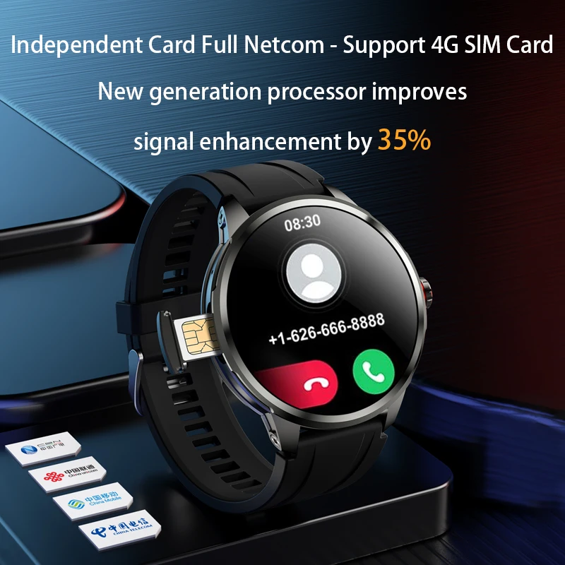 GoldenSpike H99 5G Full Netcom Smartwatch 1.95 inch Amoled Screen Google Play Store GPS WIFI 1900Mah Game Video Call Smart Watch