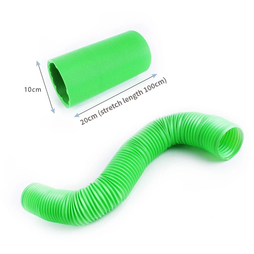 

Hamster Game Pipeline Small Pet Fun Tunnel Telescopic 100cm Pipe Guinea Pig Hedgehog Totoro Ferret Product Rat Toys Stretch Tube