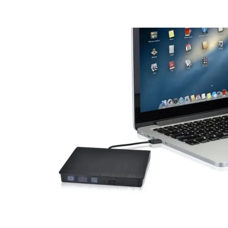 Graveur CD externe USB 3.0 haute vitesse DL DVD RW, lecteur optique portable mince pour ordinateur portable Bali Samsung Acer Dell HP