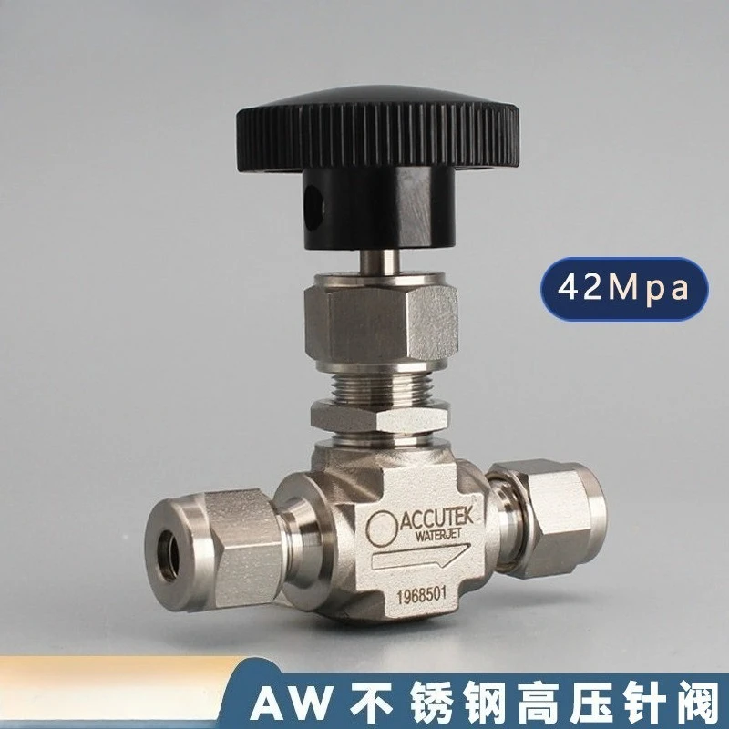 Ferrule Type Needle Valve 316L Stainless Steel High Temperature Resistant For Industrial Instrument Control System