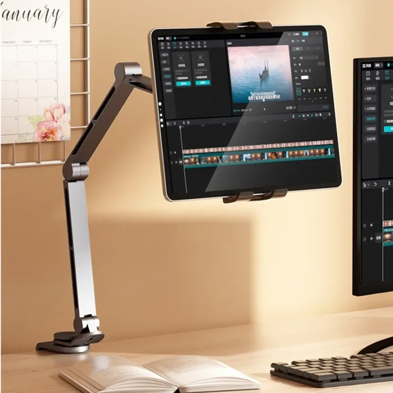 

Rotatable Desk Bed Tablet Stand For 4 to 13 Inch Tablet Smartphone Aluminum Alloy Holder Bracket Support For IPad Pro Air Mipad