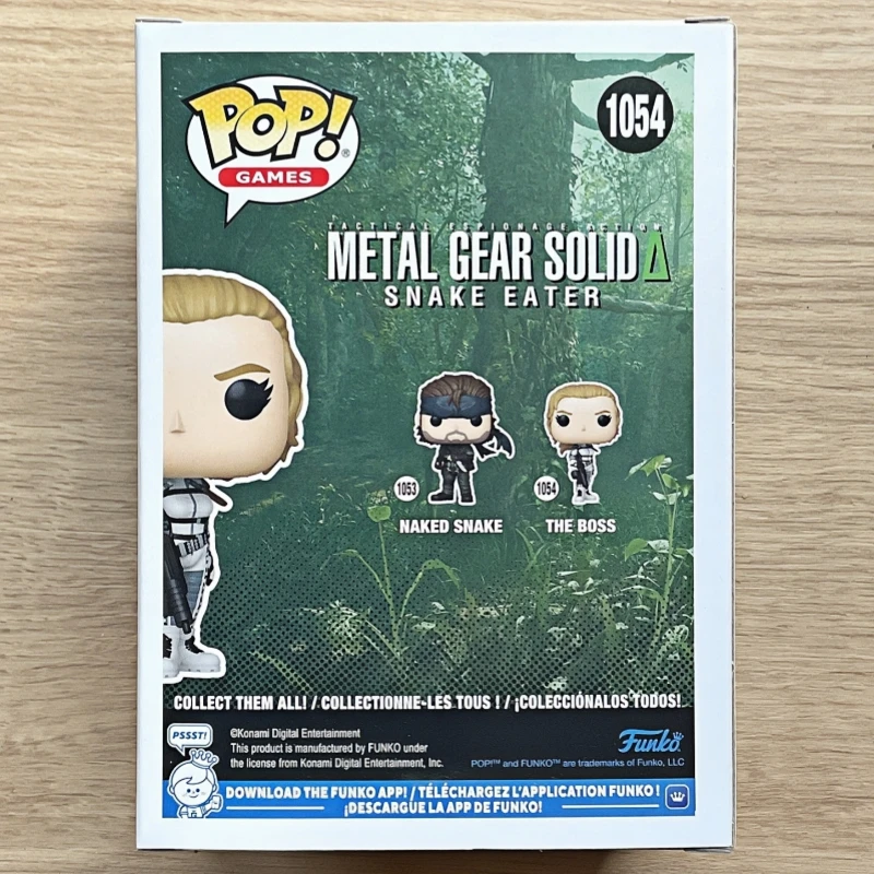 Funko Pop! Original Metal Gear Solid 3 Snake Eater The Boss #1054 Vinyl Figure Collectible Model Desktop Ornament Gift for Fans