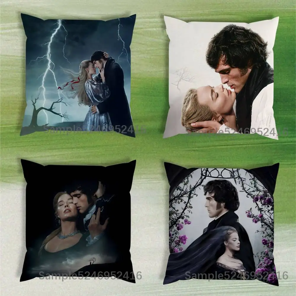 

W-Wuthering Heights 2026 Pillow Case Short Plush Sofa Decorative Gift Home Double-sided Printing Cushio
