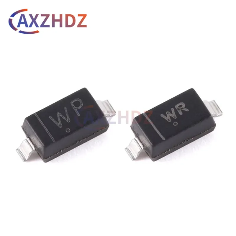 100PCS SOD-123 Zener Diode BZT52C27 27V WP BZT52C30 30V WQ BZT52C33 33V WR BZT52C36 36V WS BZT52C39 39V WT BZT52C43 43V WU SMD