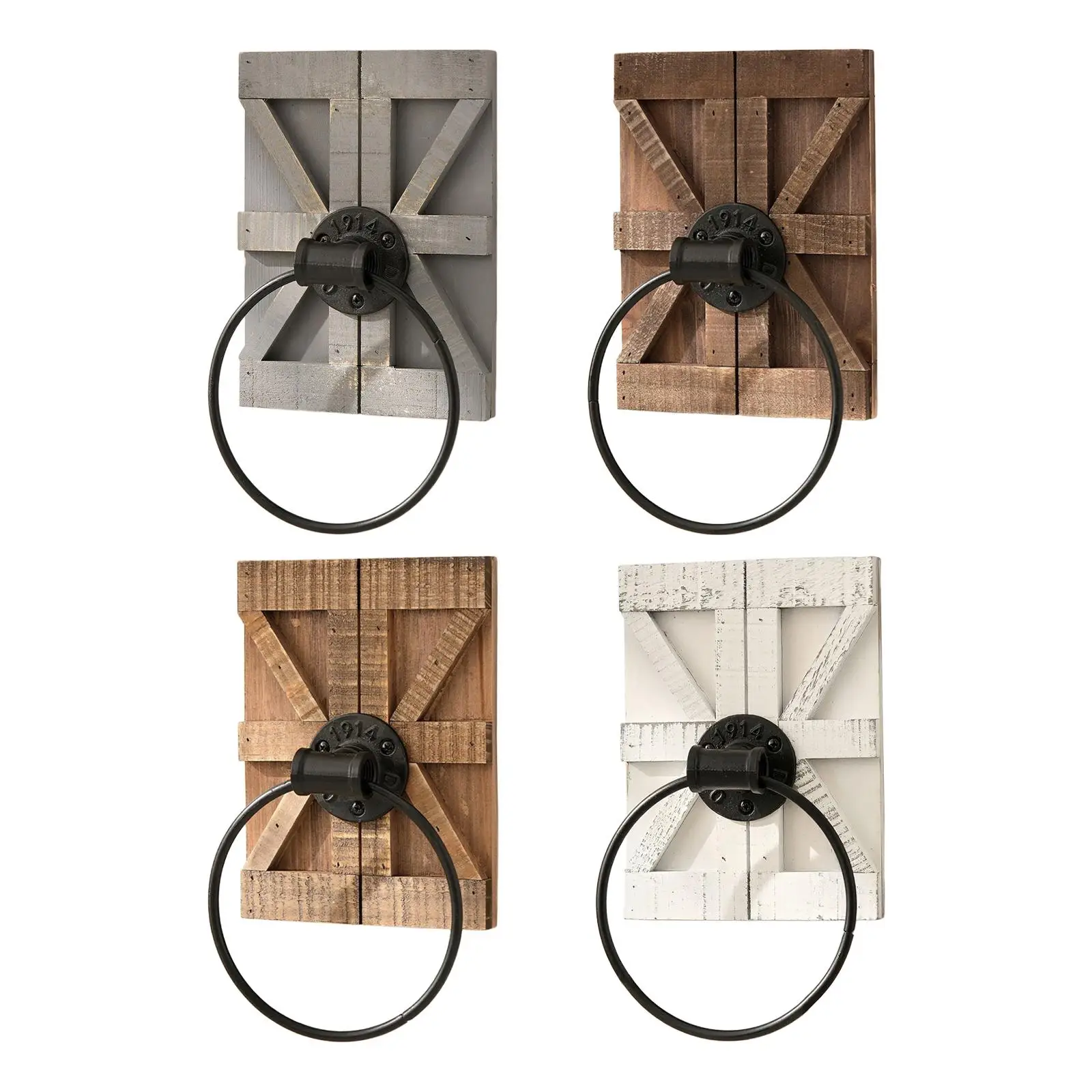 

Towel Wall Mount Easy Installation Towel Hanger Decorative for Kitchen Entrance