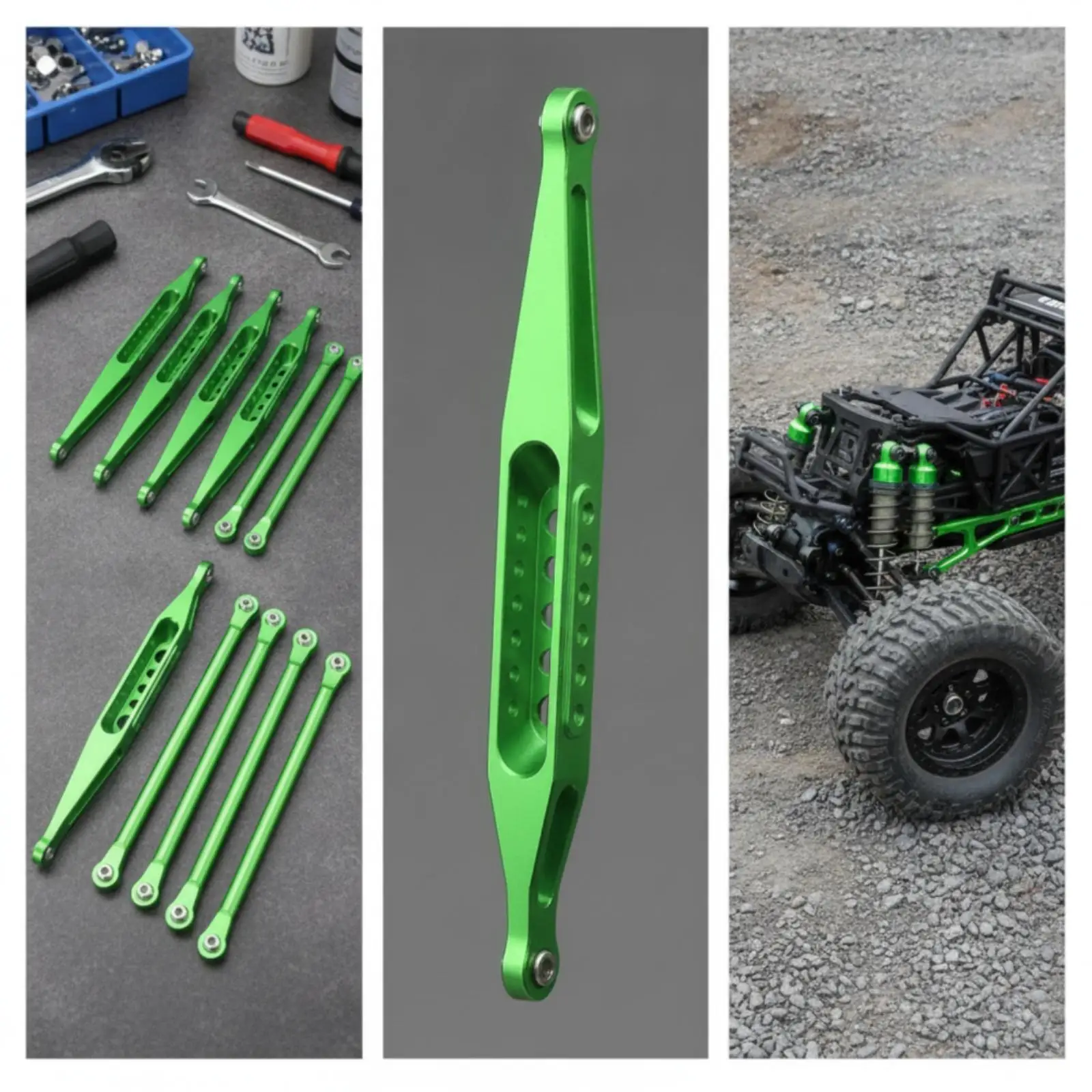 Performance RC Truck Linkage Set for 1/8 LMT 4WD Monster Truck with Weight Reduction Hollow Structure