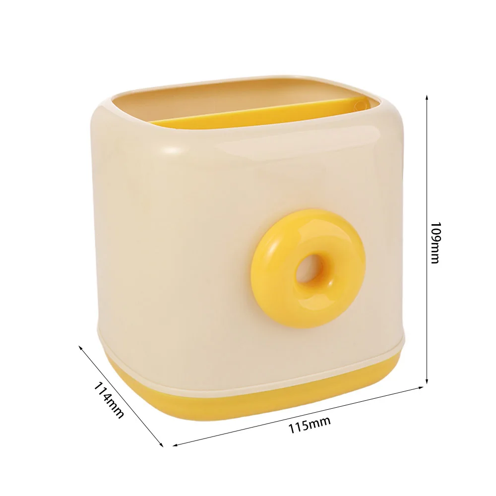 Interesting Student Pen Holder Multi-function Makeup Brush Pencil Storage Box Tabletop Storage Plastic Stationery Organizer