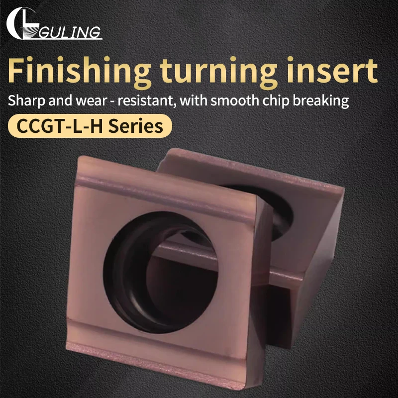 Inserção de torneamento de precisão rômbica CNC CCGT060202/09T304L-H Inserção chata de cerâmica de aço inoxidável