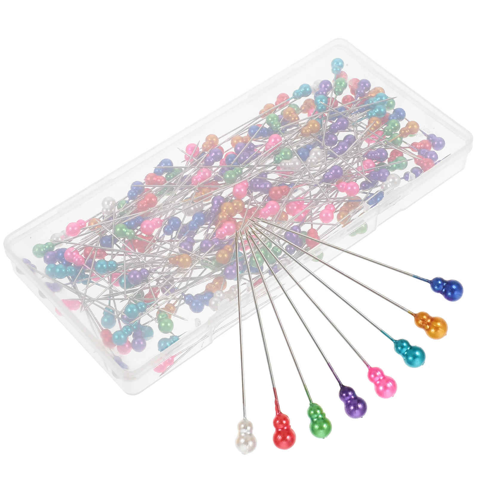 

200pcs Pearl Head Colored T Pins For Sewing Quilting Craft Diy Decoration Reusable Fabric Pins Wedding Home Decor Needles