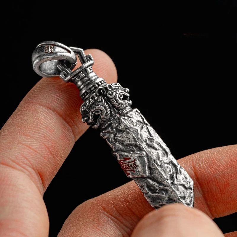 New China-Chic Traditional Culture Product Pendant - Daofu Sword Fashion Retro High Level Matching Jewelry Necklace Jewelry